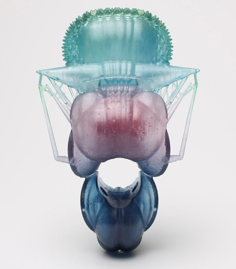 The Aesthetic of Fears 3D-printed jewellery by Dorry Hsu