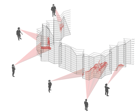 ZIGZAG installation by ISSSStudio