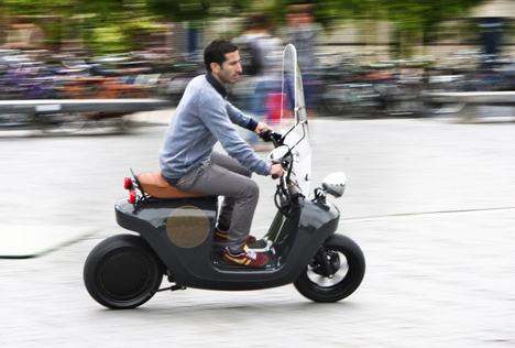 Be.e e-scooter made from plants by Waarmakers