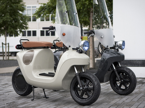 Be.e e-scooter made from plants by Waarmakers