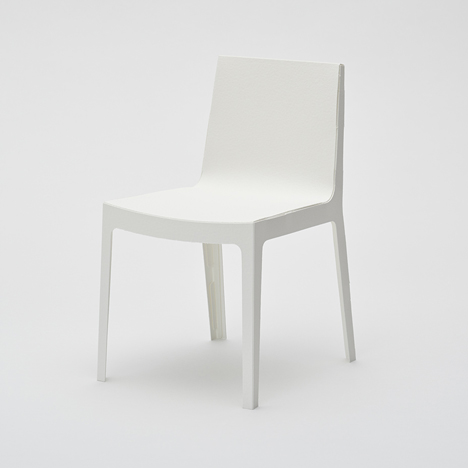 1/5 scale paper chair by Taiji Fujimori