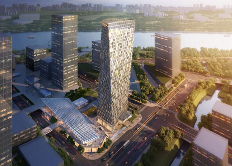 Aedas to design Xuhui Binjian Media City 188S-G-1 Tower and Podium in China