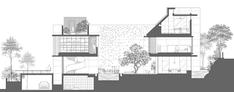 Courtyard House by Formwerkz Architects