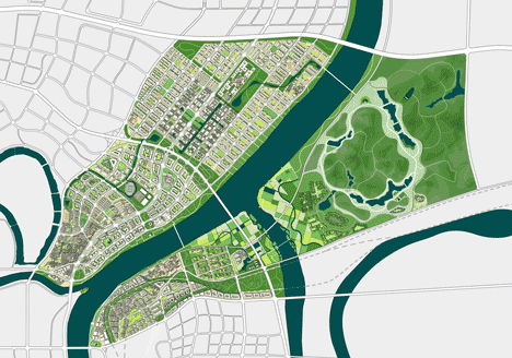 Green Loops City by ADEPT