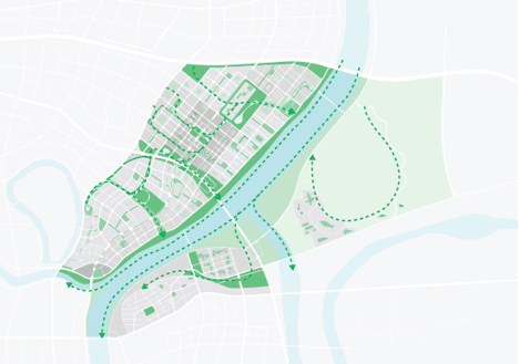 Green Loops City by ADEPT