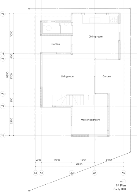 House in Chayagasaka by Tetsuo Kondo Architects
