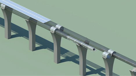 Elon Musk reveals designs for supersonic Hyperloop transport system