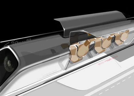 Elon Musk reveals designs for supersonic Hyperloop transport system