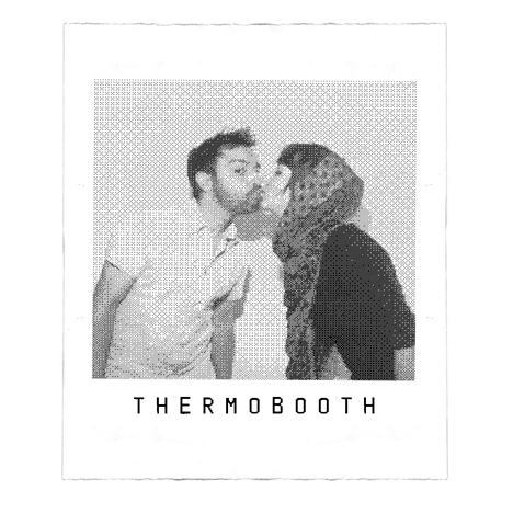 Mock-up of an image taken with Thermobooth