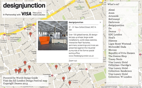 West End Design District map