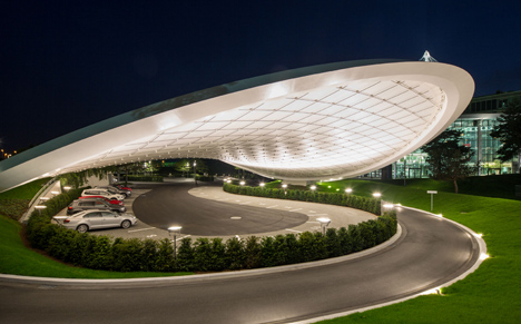 Autostadt Roof and Service Pavilion by Graft Gesellschaft von Architekten