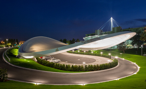 Autostadt Roof and Service Pavilion by Graft Gesellschaft von Architekten
