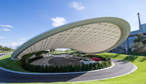 Autostadt Roof and Service Pavilion by Graft Gesellschaft von Architekten