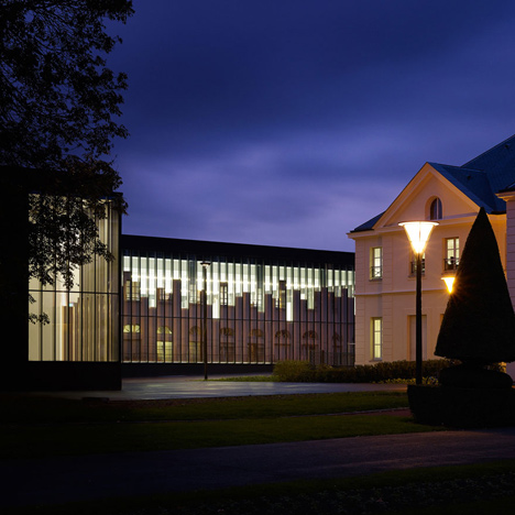 Gymnasium and Town Hall esplanade by LAN Architecture