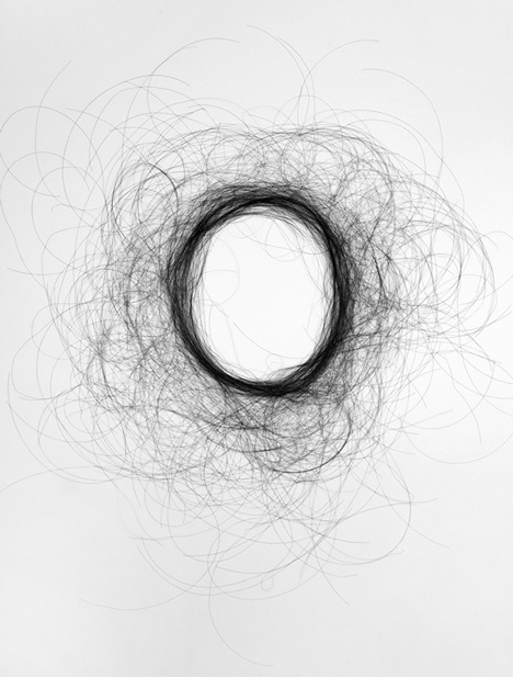 Hair Typography by Monique Goossens