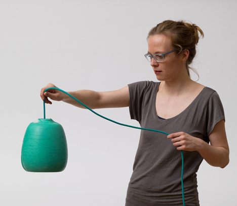 SEAM rotomolded light by Annika Frye