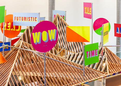 The Pavilion by Morag Myerscough and Luke Morgan 