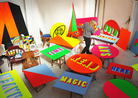 The Pavilion by Morag Myerscough and Luke Morgan 