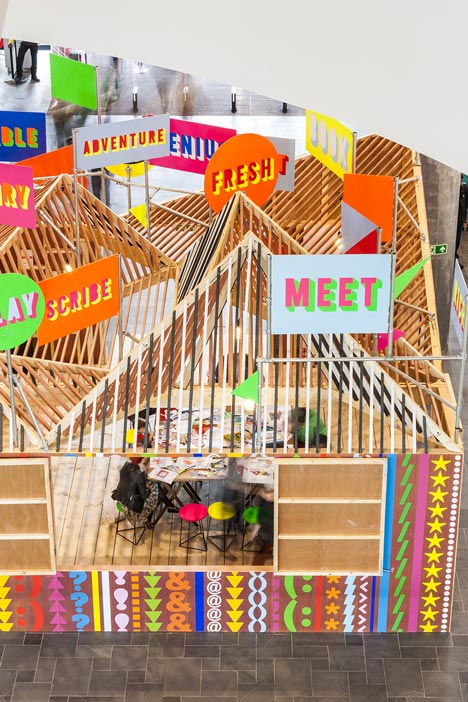 The Pavilion by Morag Myerscough and Luke Morgan 