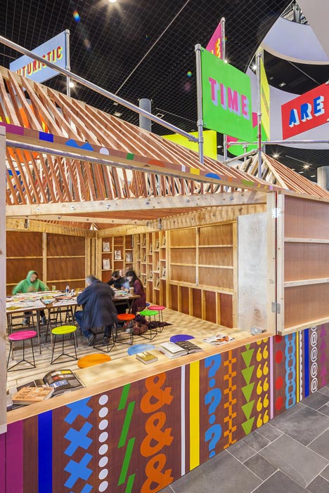 The Pavilion by Morag Myerscough and Luke Morgan 