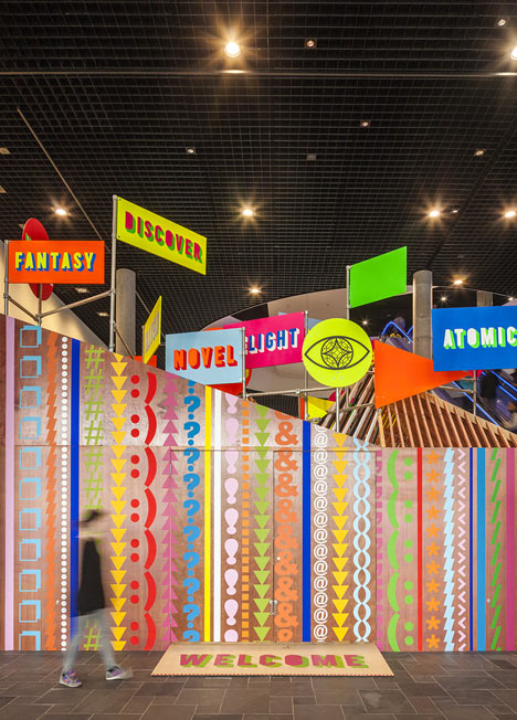 The Pavilion by Morag Myerscough and Luke Morgan 