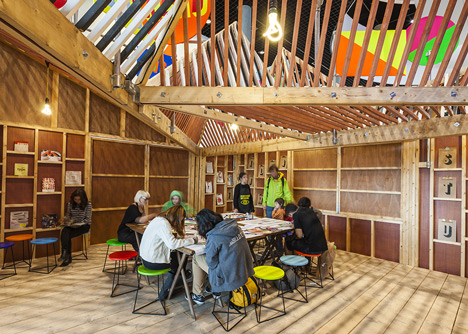 The Pavilion by Morag Myerscough and Luke Morgan 