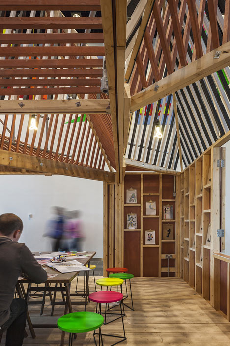 The Pavilion by Morag Myerscough and Luke Morgan 
