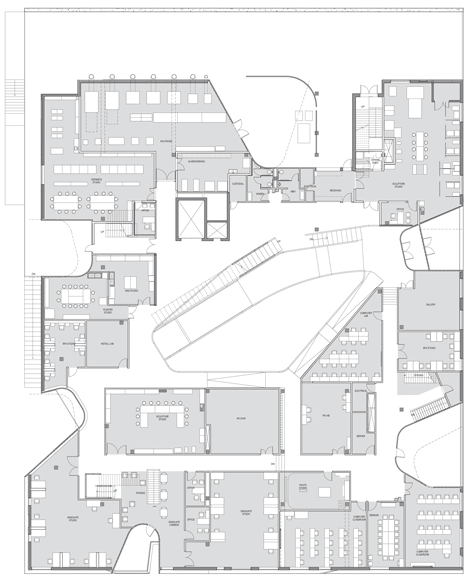 University of Iowa Visual Arts Building by Steven Holl Architects