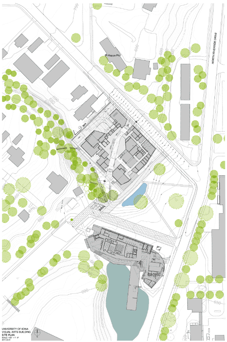 University of Iowa Visual Arts Building by Steven Holl Architects