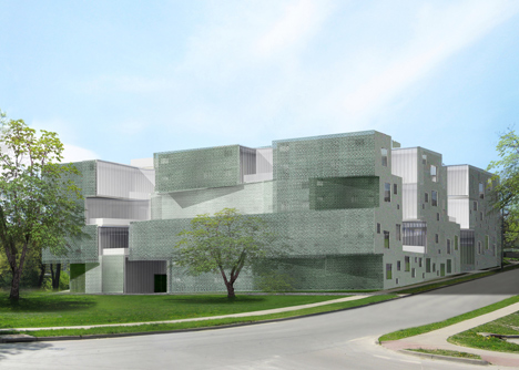 University of Iowa Visual Arts Building by Steven Holl Architects
