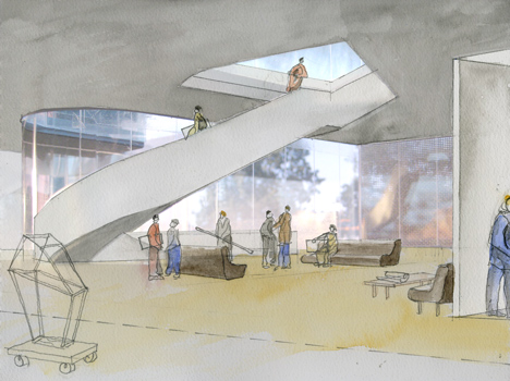 University of Iowa Visual Arts Building by Steven Holl Architects