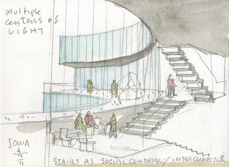 University of Iowa Visual Arts Building by Steven Holl Architects