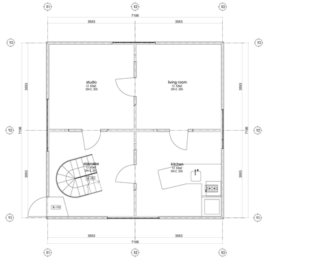 Villa Kanousan of Cubic Voids by Yuusuke Karasawa Architects