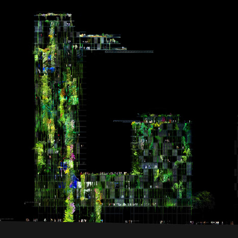 Patrick Blanc creates world's tallest vertical garden for Jean Nouvel's Sydney tower Patrick Blanc creates world's tallest vertical garden for Jean Nouvel's Sydney tower
