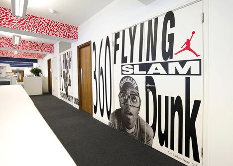 Nike London HQ redesign by Rosie Lee