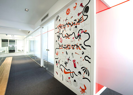 Nike London HQ redesign by Rosie Lee