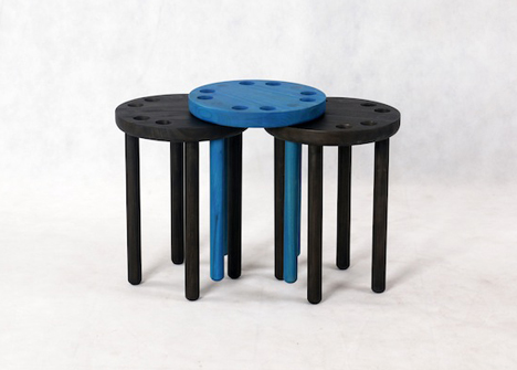 Poke Stool by Kyuhyung Cho for Innermost