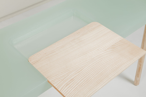 Resin tables by Roel Huisman