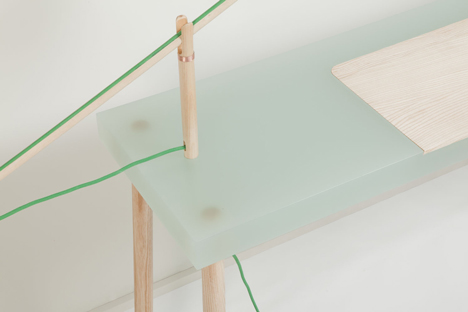 Resin tables by Roel Huisman