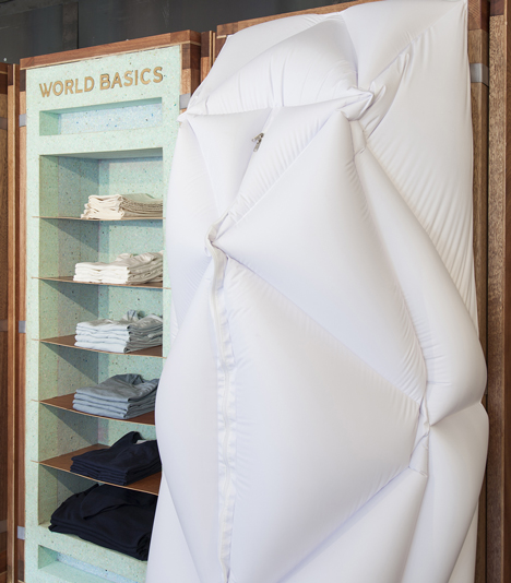 World Basics pop-up store by Schemata Architects