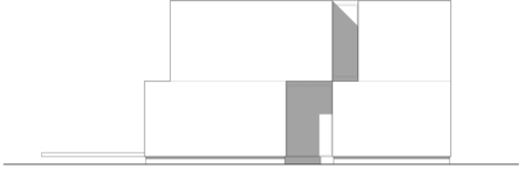 West elevation of Casa La Canada by Ricardo Torrejon
