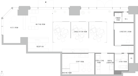 Dental Clinic in Nakayamate by Tato Architects