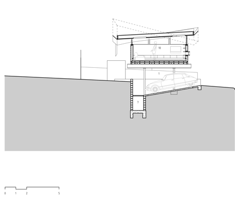 Section of Mullet House by March Studio