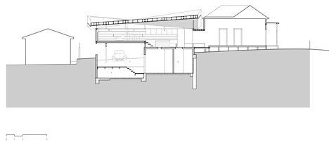 Section of Mullet House by March Studio