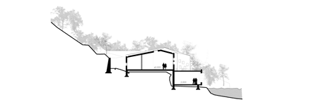 Section of Tianzhoushan Tea House by Archiplein