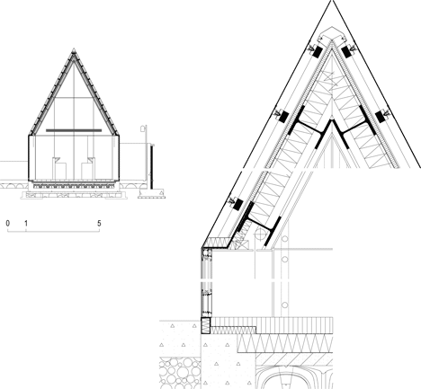 Cafe and bar section for Cais Bagaúste by Belém Lima Arquitectos