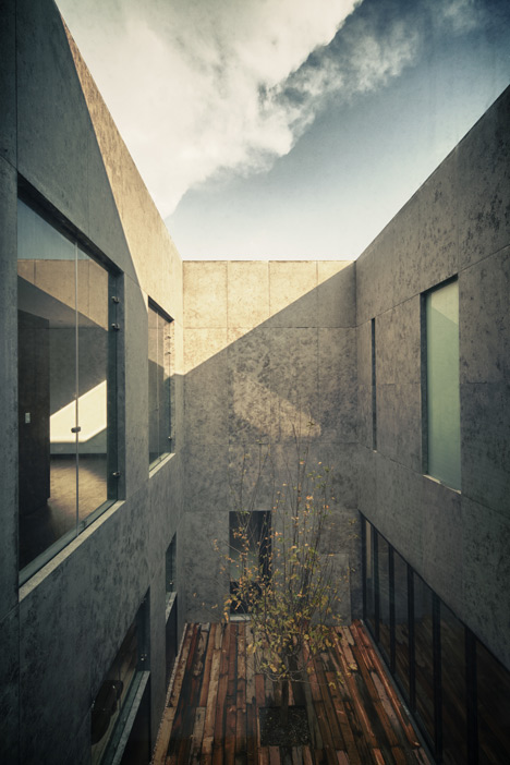 Casa Cumbres house in Mexico City by Taller Hector Barroso