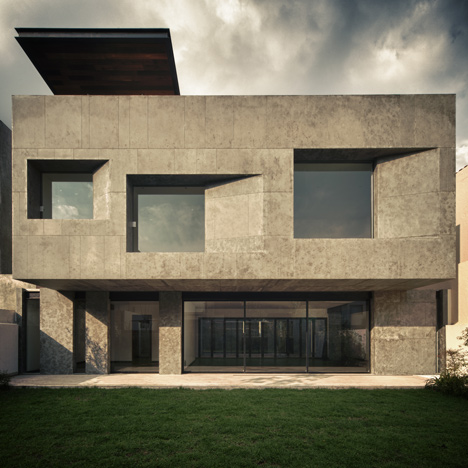 Casa Cumbres house in Mexico City by Taller Hector Barroso