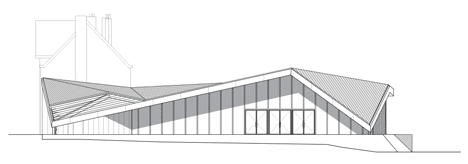 South elevation of Community Home by Marc Koehler Architects