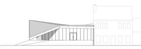East elevation of Community Home by Marc Koehler Architects